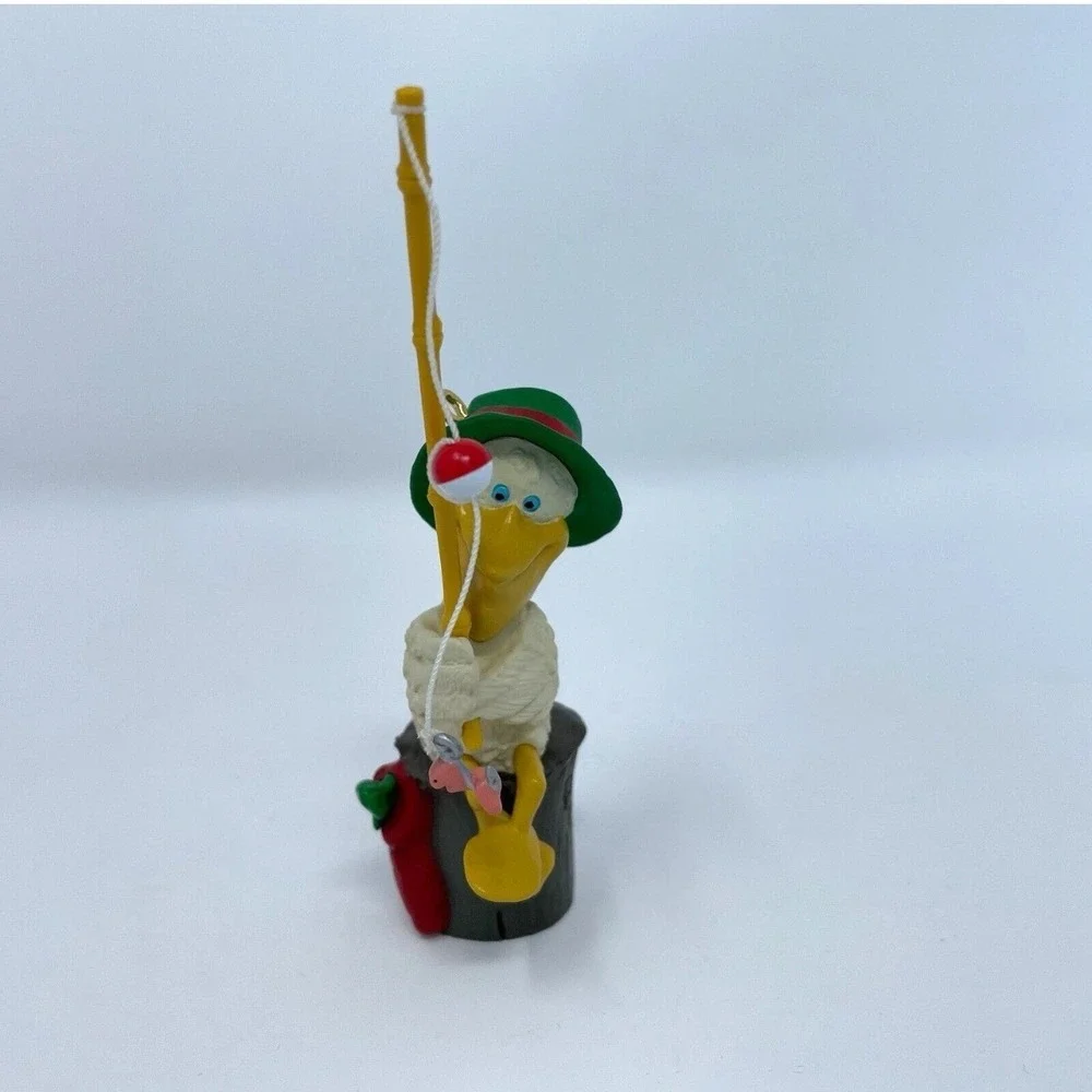 VTG Hallmark Keepsake‎ Christmas Ornament Fills the Bill Pelican Fishing 1993